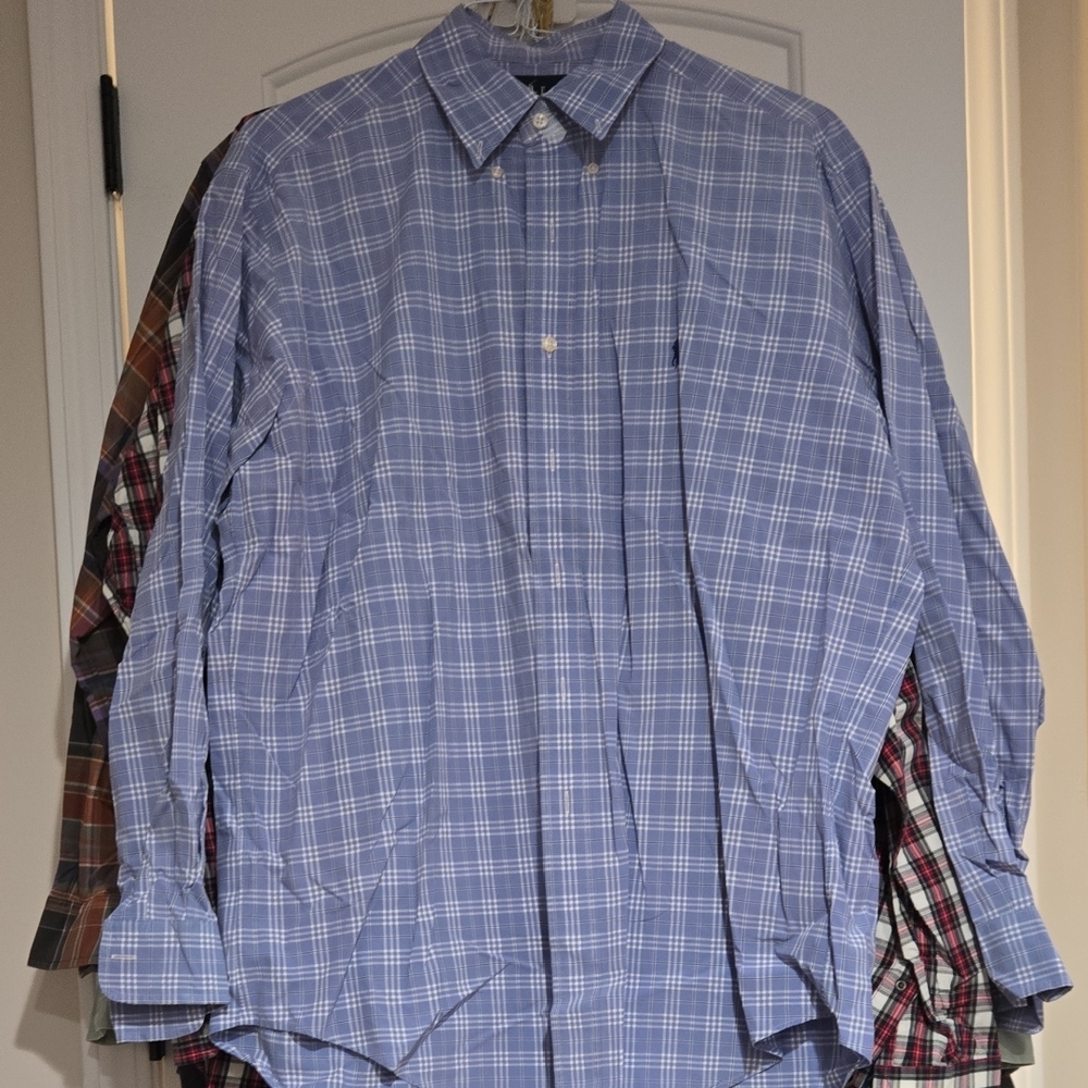 Polo Ralph Lauren Blue Checkered Casual Shirt
